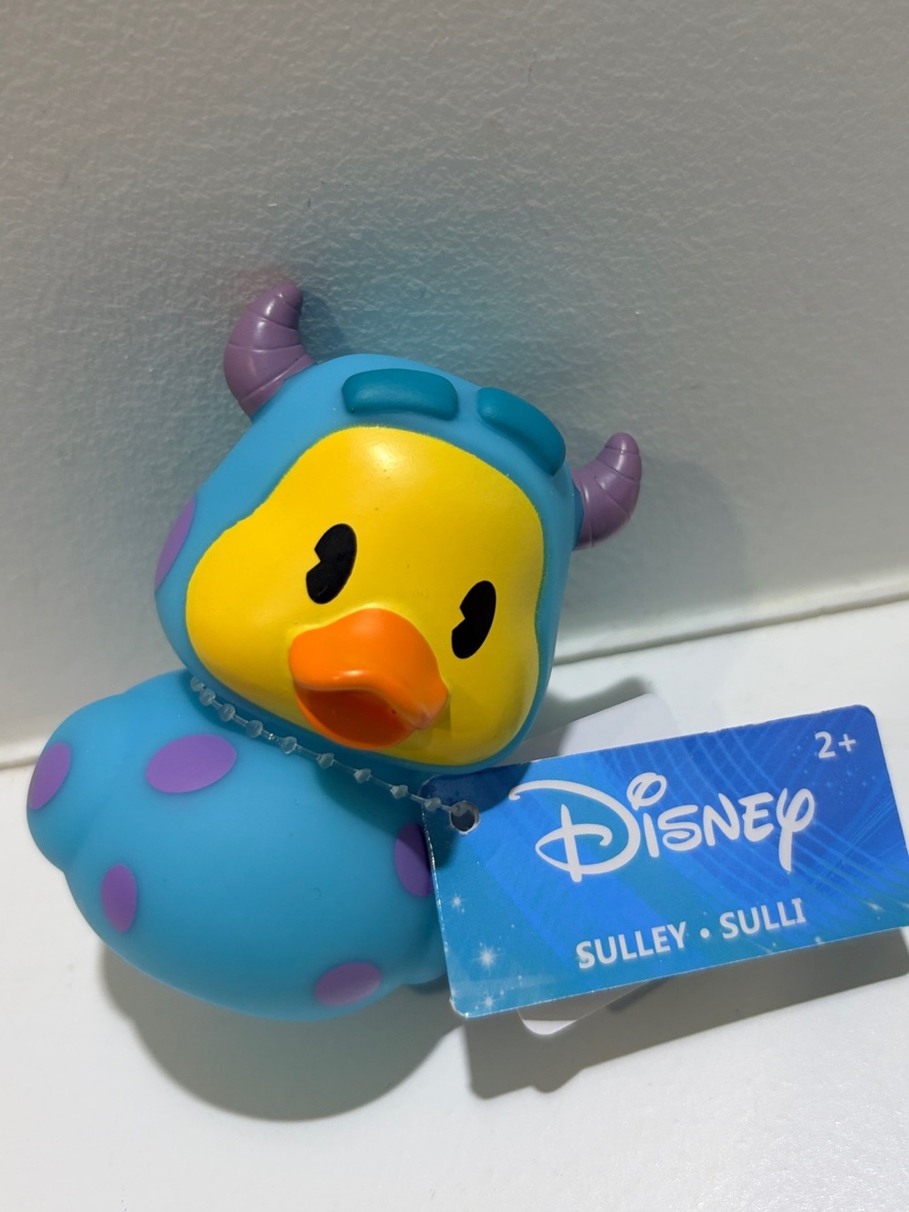 Disney Duckalooz Sulley Monsters Inc Rubber Duck NWT